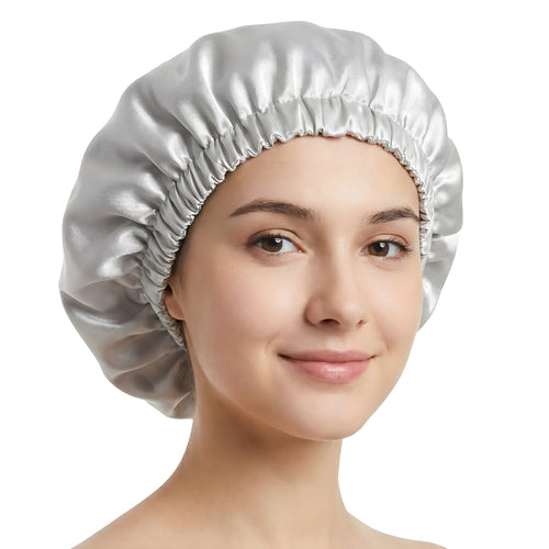 Bonnet de nuit 100% en soie de mûrier